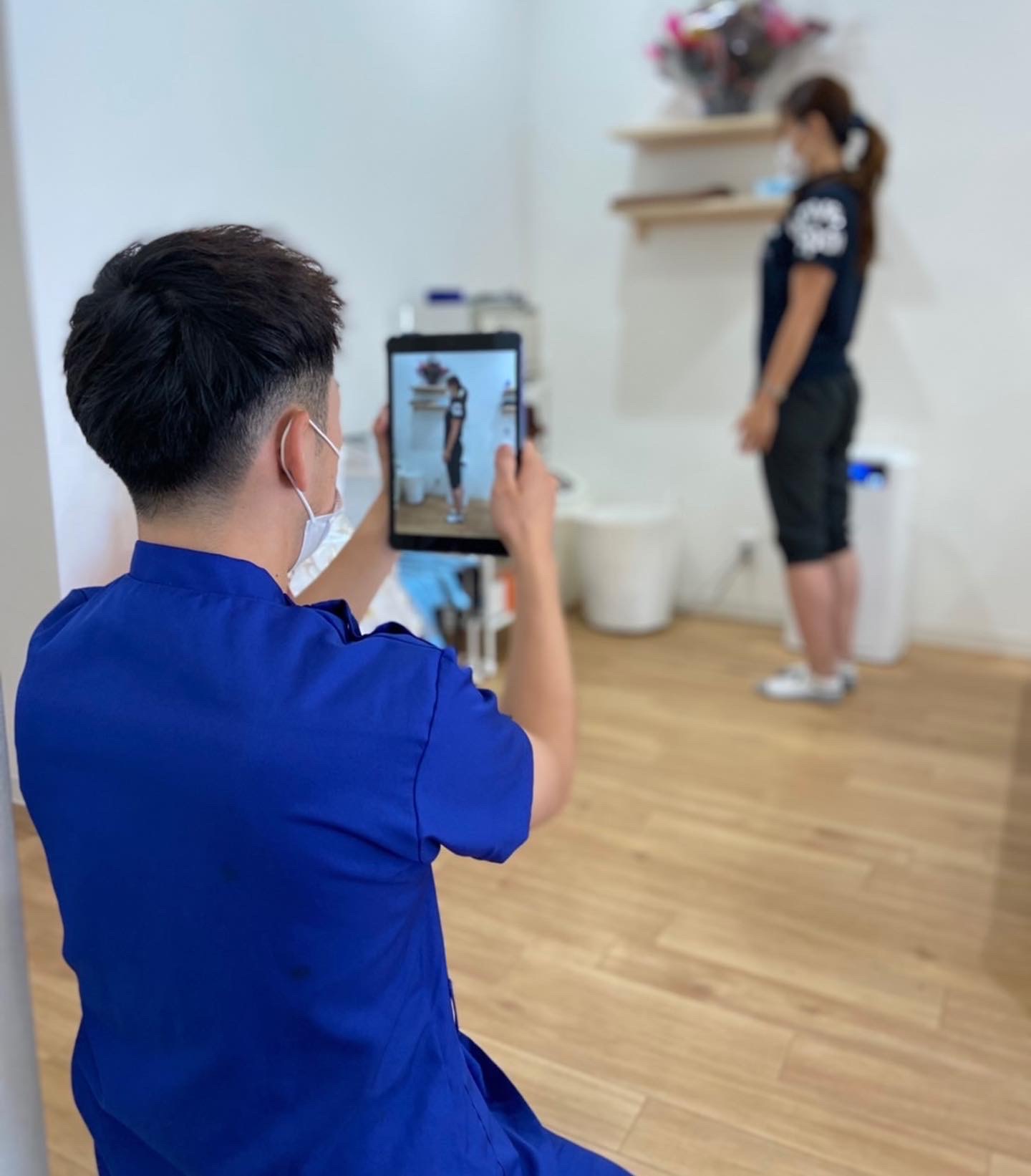 AIシステムを使っての姿勢分析